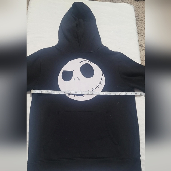 Disney Black Nightmare Before Christmas Hoodie. Unisex Youth XL 14/16 - Picture 7 of 8